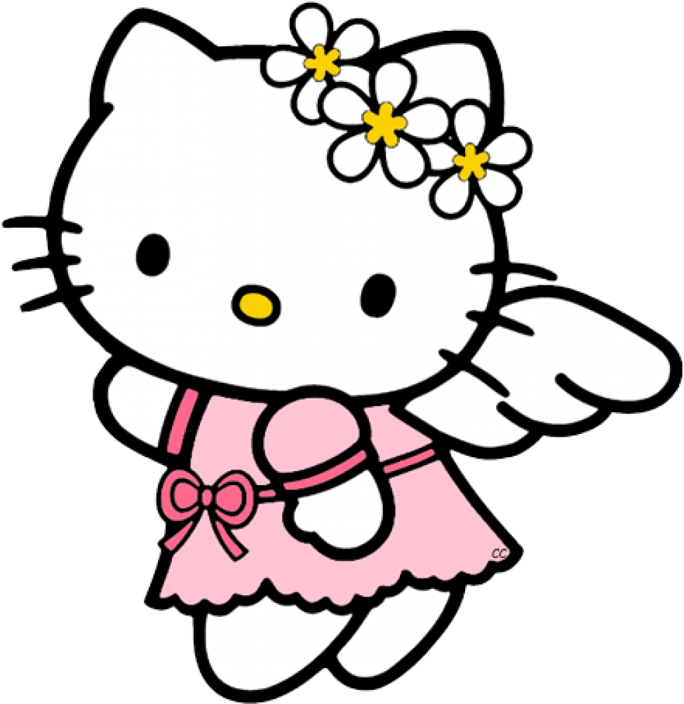 Hello Kitty Clip Art Images Cartoon Clip Art In Hellokitty - Hello Kitty Coloring Pages (995x1024)