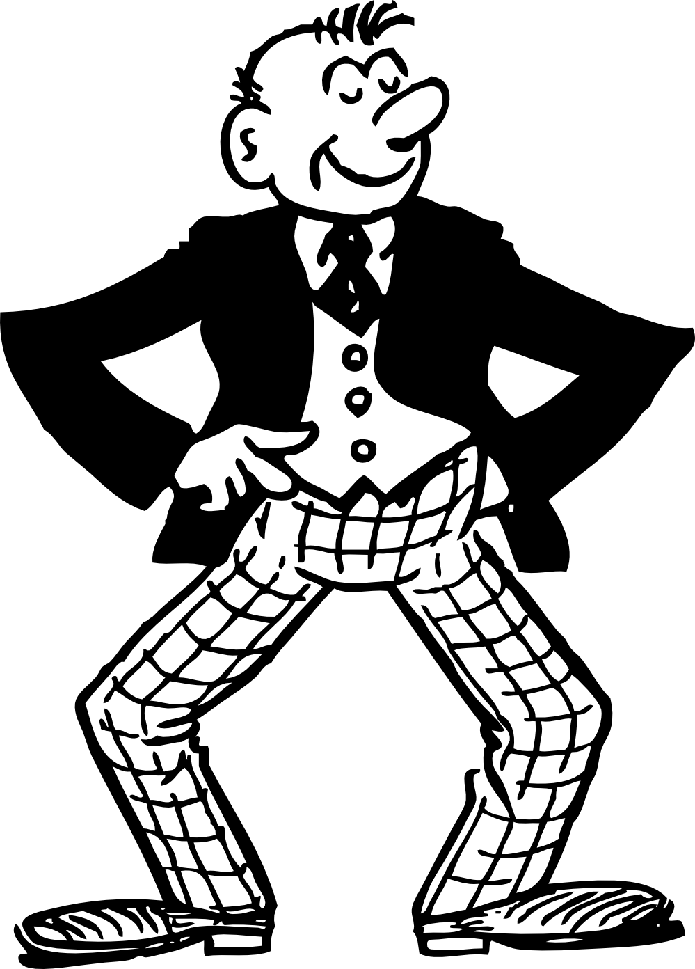 Man Clip Art - Funny Cartoon Man (999x1392)