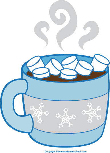 Click To Save Image - Blue Hot Cocoa Clipart (384x532)