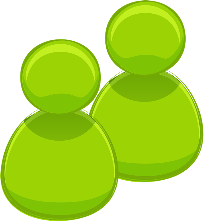 Person Icon Clipart - Green People Icon Png (683x711)