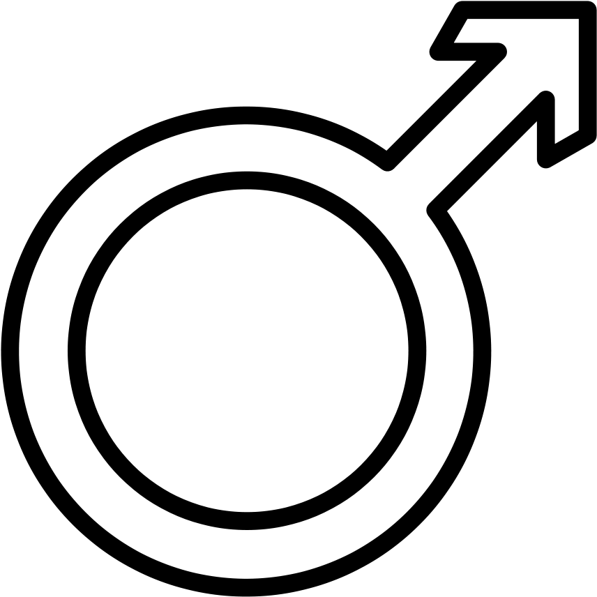 Male Symbol Clipart, Vector Clip Art Online, Royalty - Male Symbol Vector (900x900)