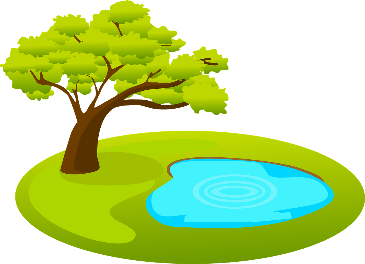 Clipart Of A Pond (1280x926)