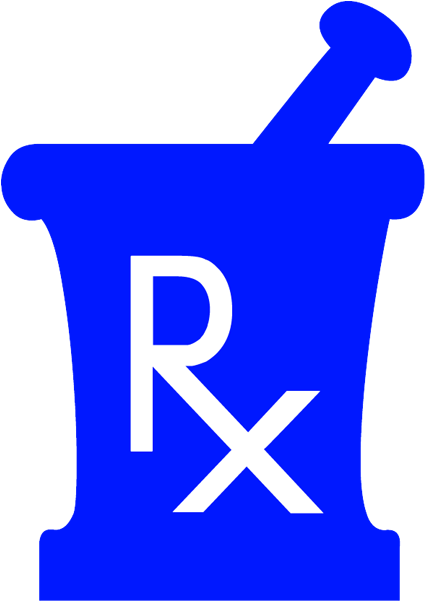 Mortar Pestle Rx Pharmd Symbol - Rx Symbol Clip Art (600x600)
