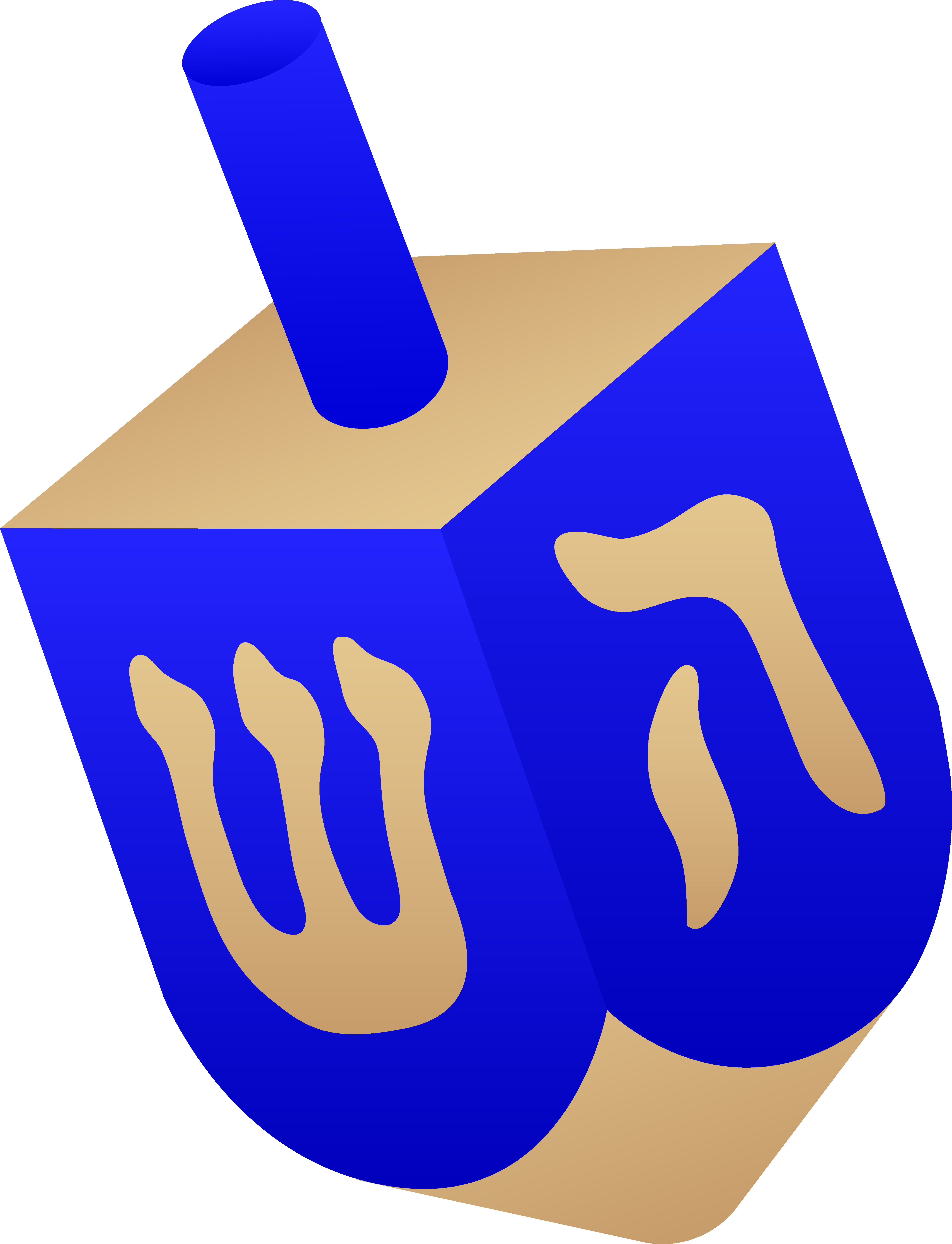 15 Best Photos Of Dreidel Symbol Clipart - Dreidel Clipart (5319x6947)
