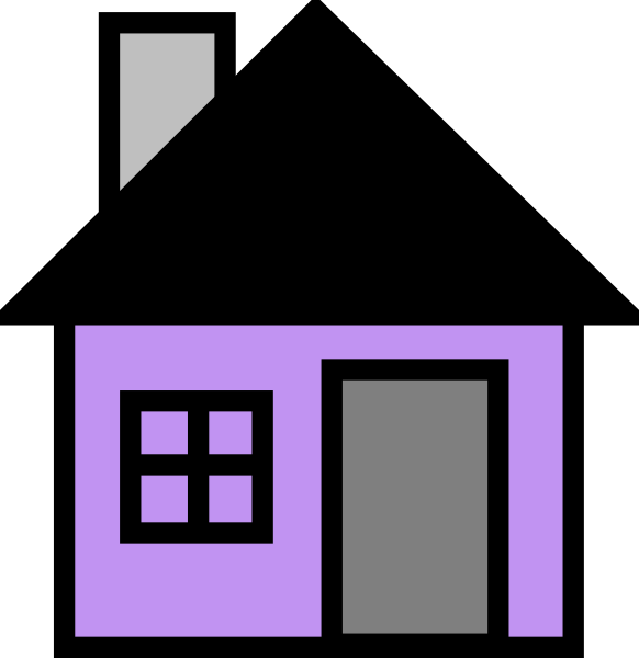 Dale House Clip Art - House Clip Art (582x600)
