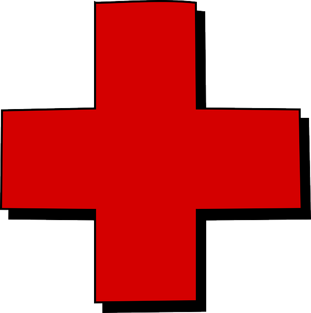 Clinic Near Me Clip Art - Red Cross Clip Art (635x640)