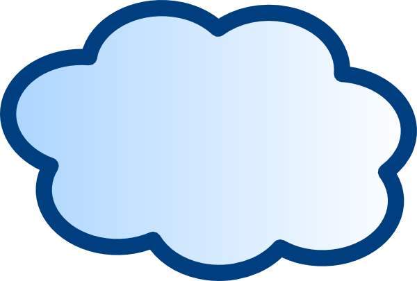 Network Cloud Clip Art At Clker Com Vector Clip Art - Clip Art (600x405)