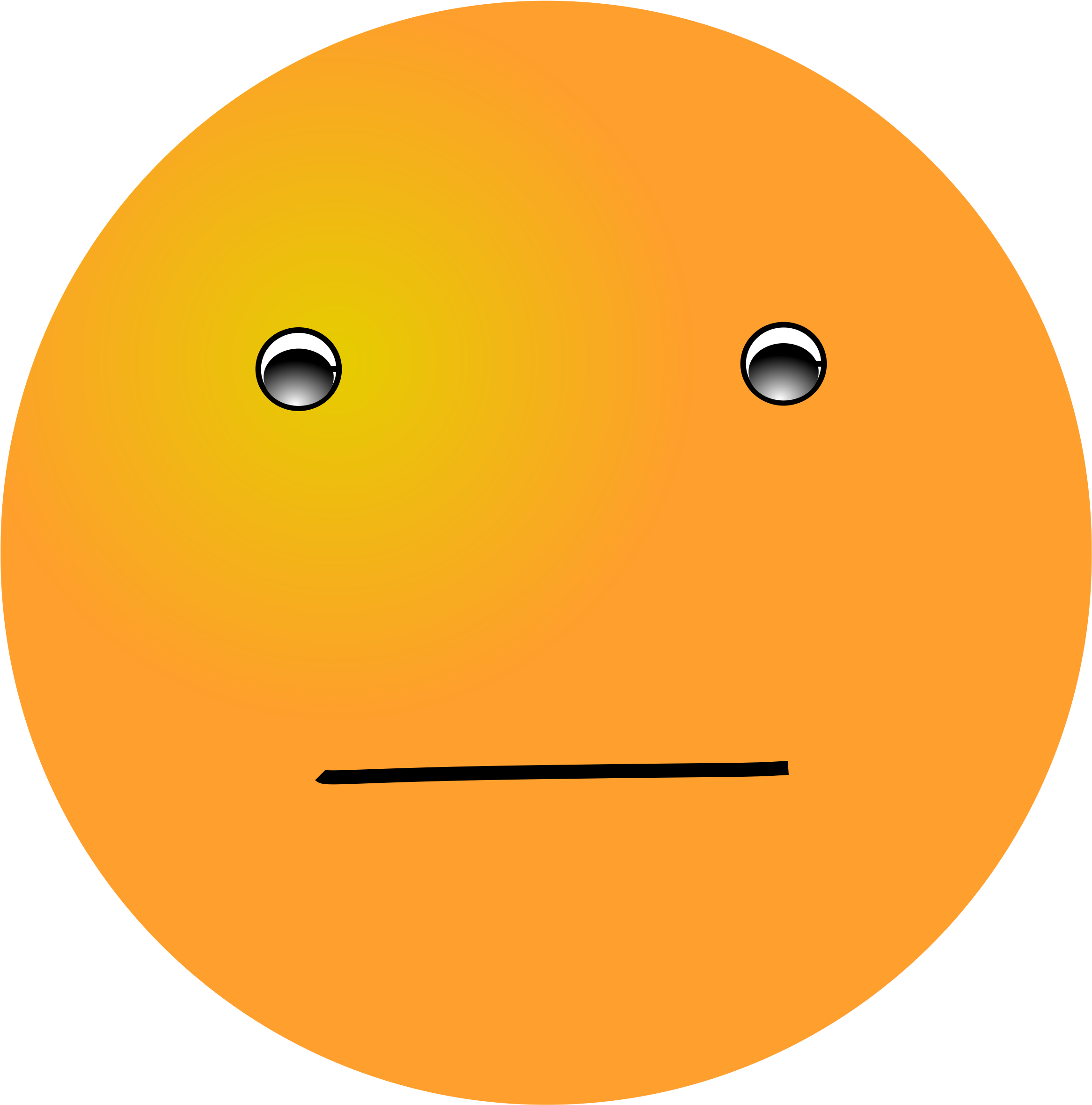 Question Face Puzzled Smiley Face Free Download Clip - Orange Smiley Face (2400x2400)