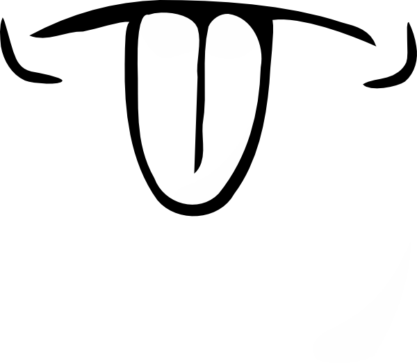 Black And White Tongue (600x523)