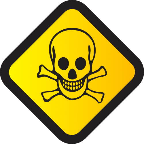 Toxic Sign Png Clip Art - Toxic Symbol Transparent Background (500x500)