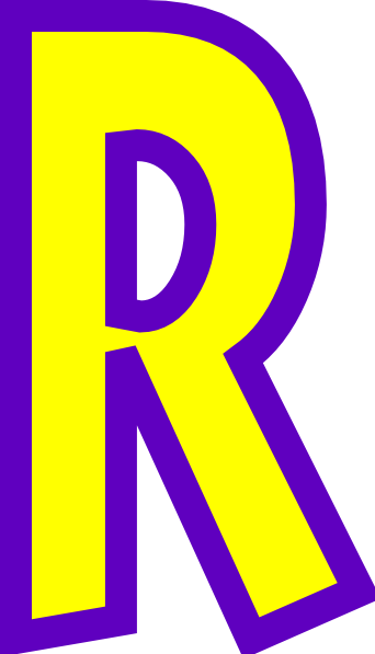 Download - Letter R Clipart (342x597)