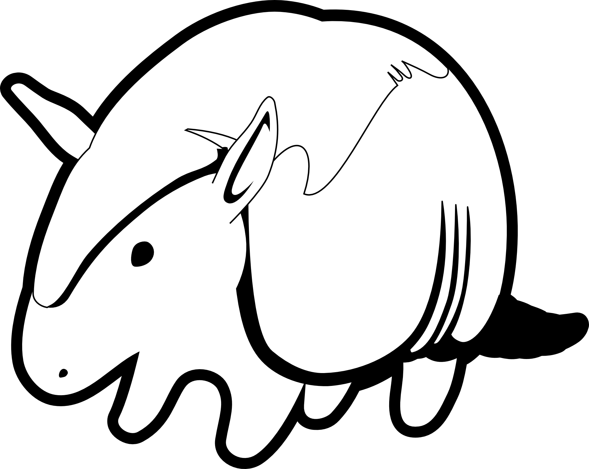 Armadillo Scalable Vector Graphics Svg Inkscape Adobe - Armadillo Cartoon Transparent (1979x1577)