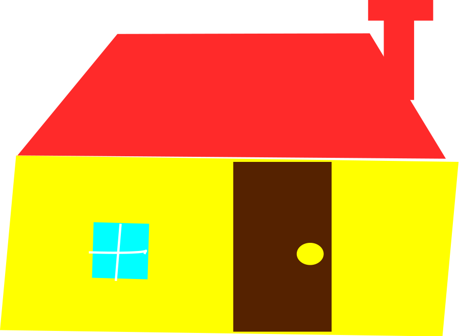 House Art - Free Yellow House Cliparts (900x660)