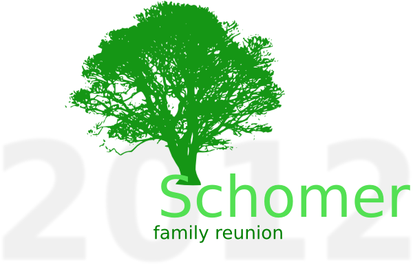 Family - Reunion - Tree - Clip - Art - Oak Tree Silhouette (600x385)