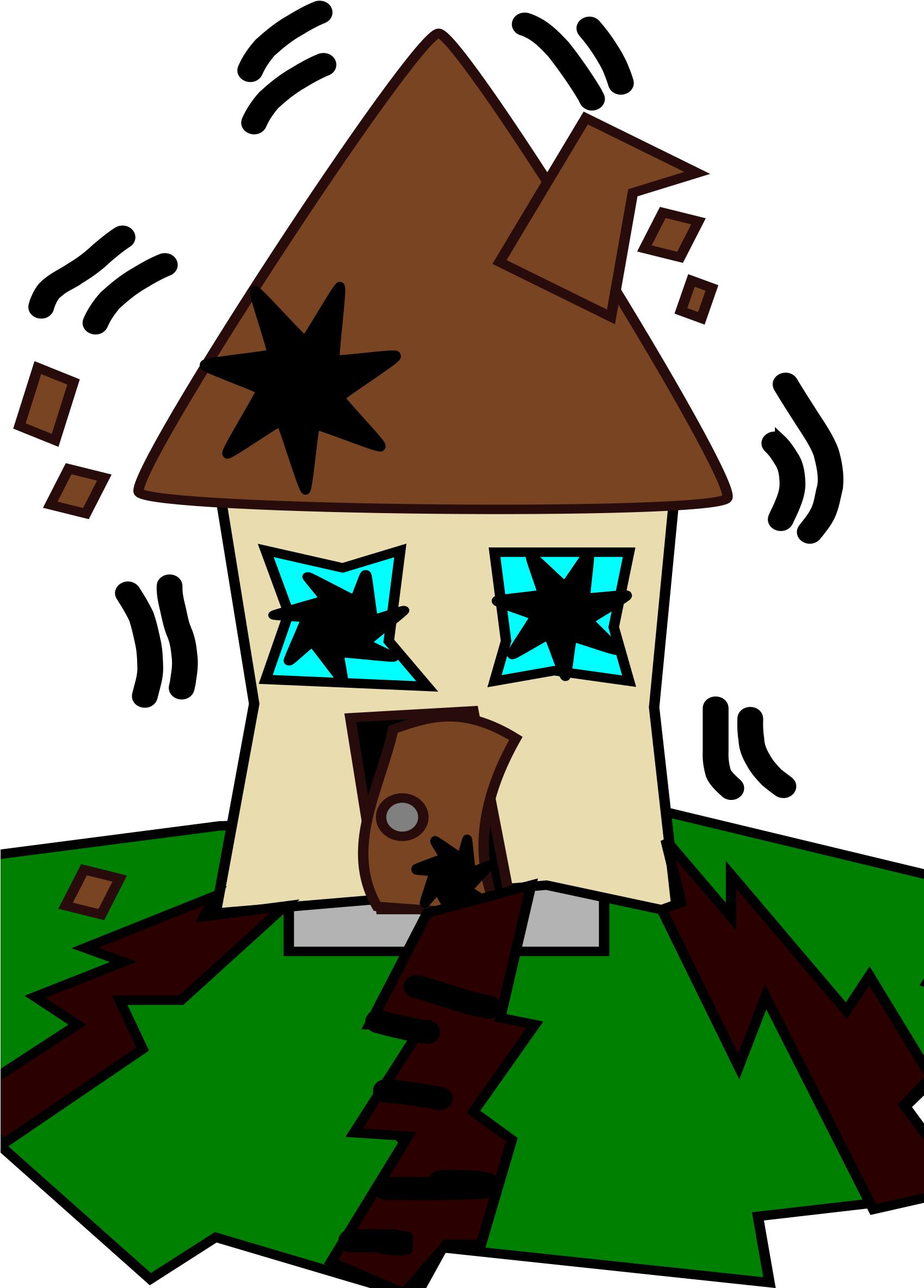 Clipart - Clipart Earthquake (1697x2400)