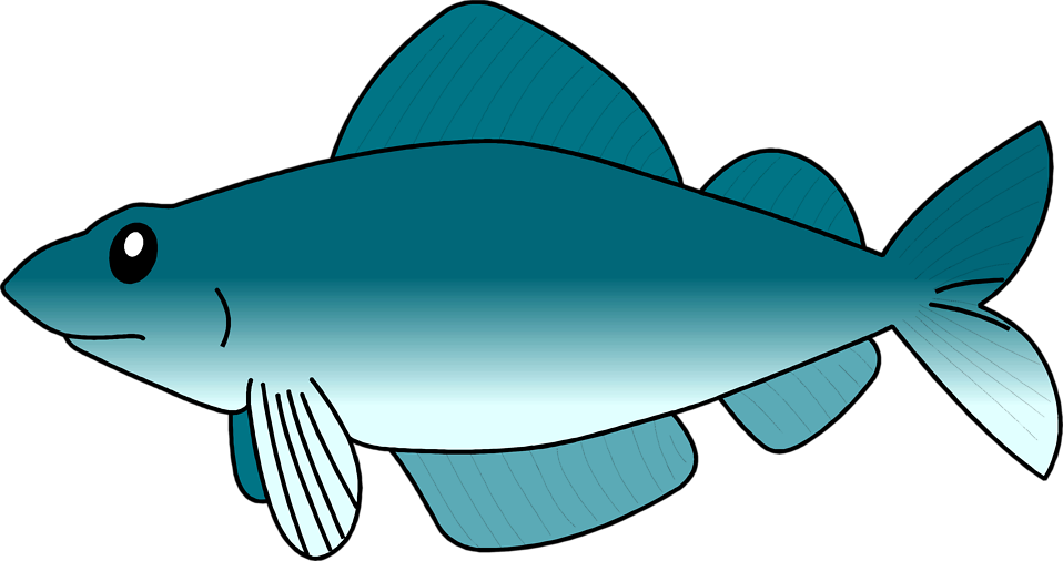 Fish Free Stock Photo Illustration Of A Blue Fish - Fish Clip Art Transparent (958x506)