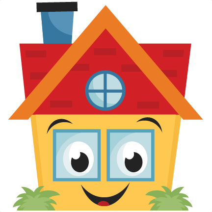 Happy House Svg Scrapbook Cut File Cute Clipart Files - Happy House Clip Art (432x432)