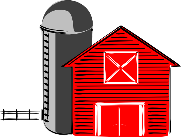 Barn Clip Art - Farm Clip Art (600x455)