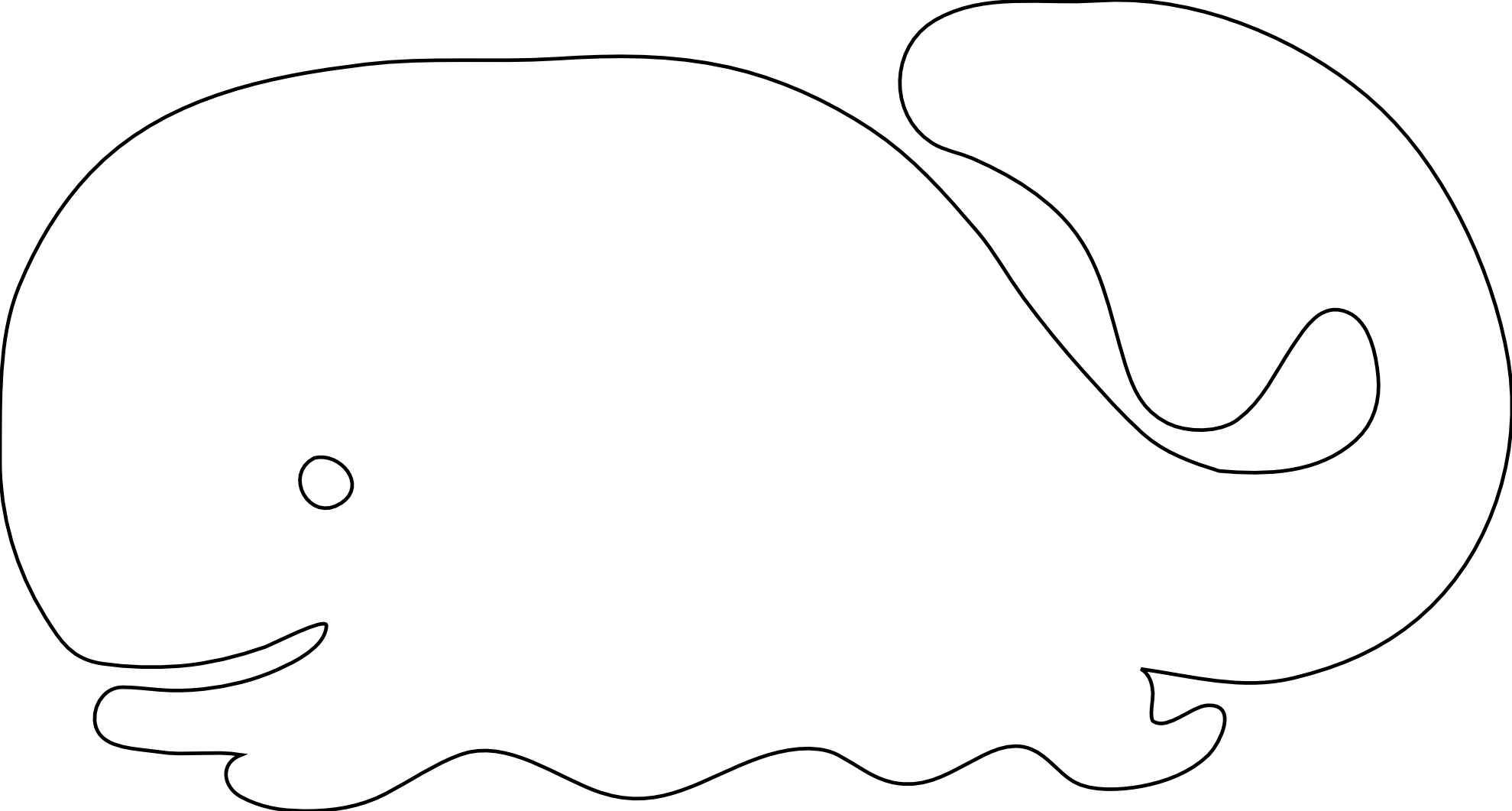 Whale Cartoon Clip Art Image - Whale White Icon Png (1979x1061)