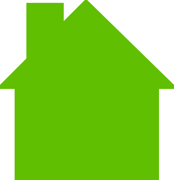 Green Home Logo Png (582x600)