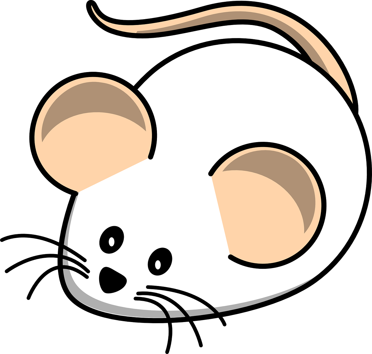 Computer Mouse House Mouse Rat Cartoon Clip Art - Computer Mouse House Mouse Rat Cartoon Clip Art (1280x1218)