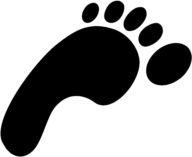 Dinosaur Footprint Clip Art - טביעת רגל (730x616)