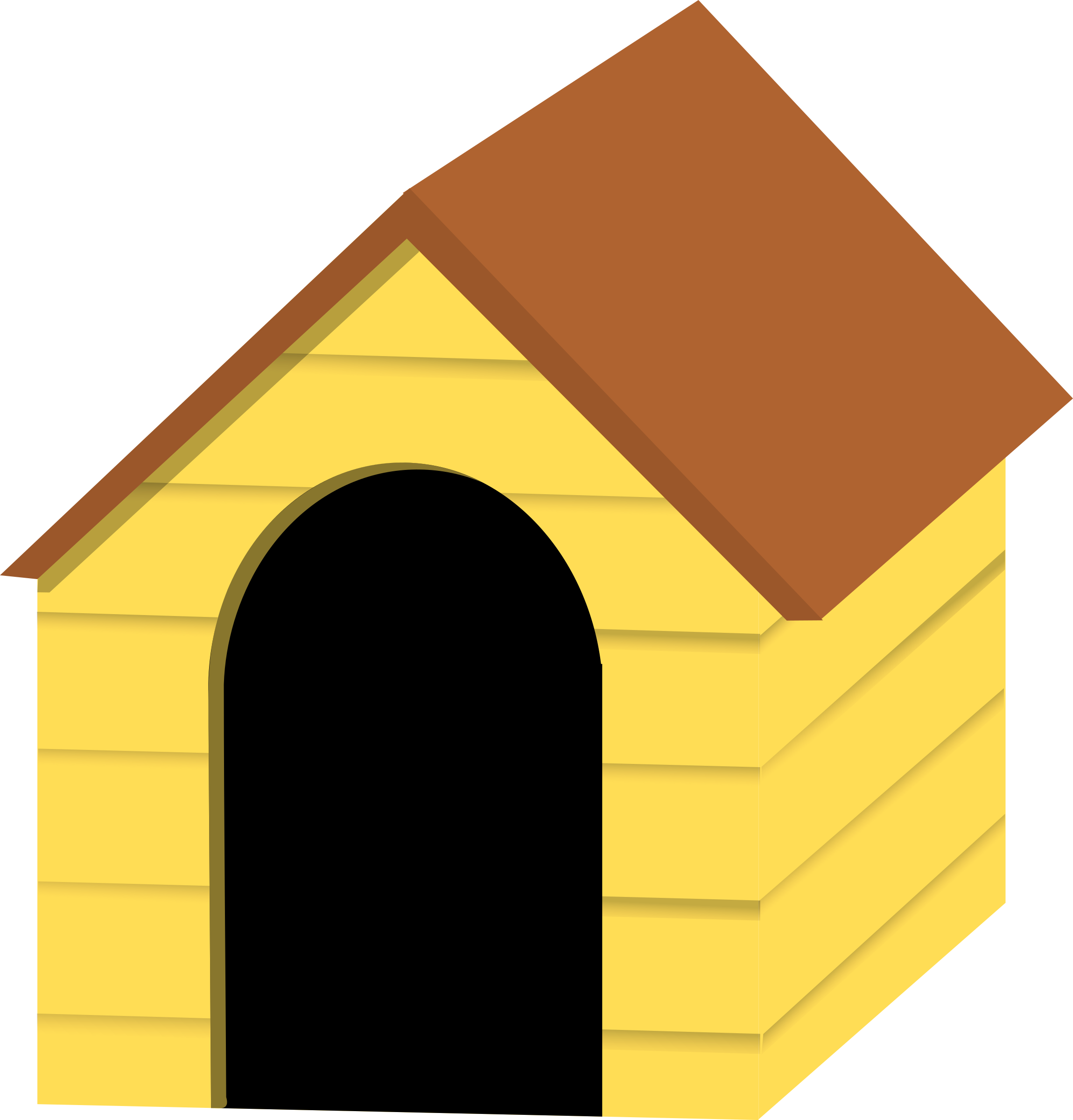 Dog House Clipart Png - Dog House Png (2299x2400)