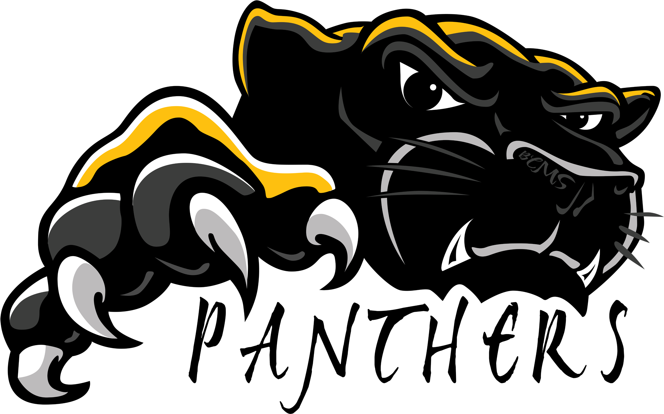 Panther Logo Clipart Clipart Kid - Panther Clipart (2400x1453)