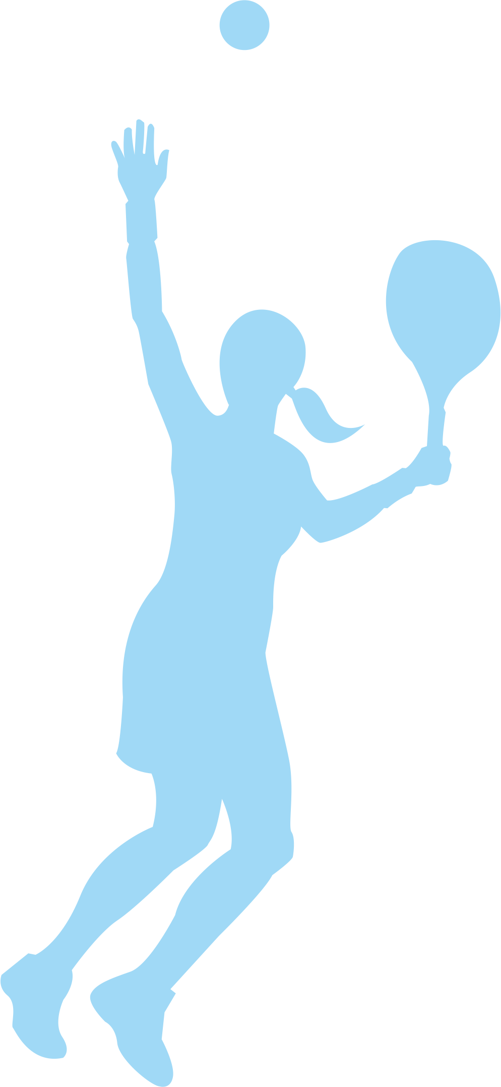 Tennis Girl Adobe Illustrator Clip Art - Tennis (994x2154)