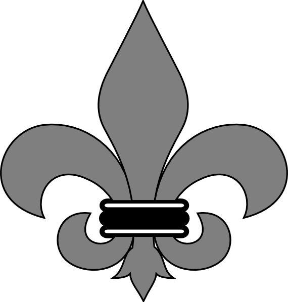 Flur Dis Lis Clip Art - Symbols Of The Middle Ages (570x598)