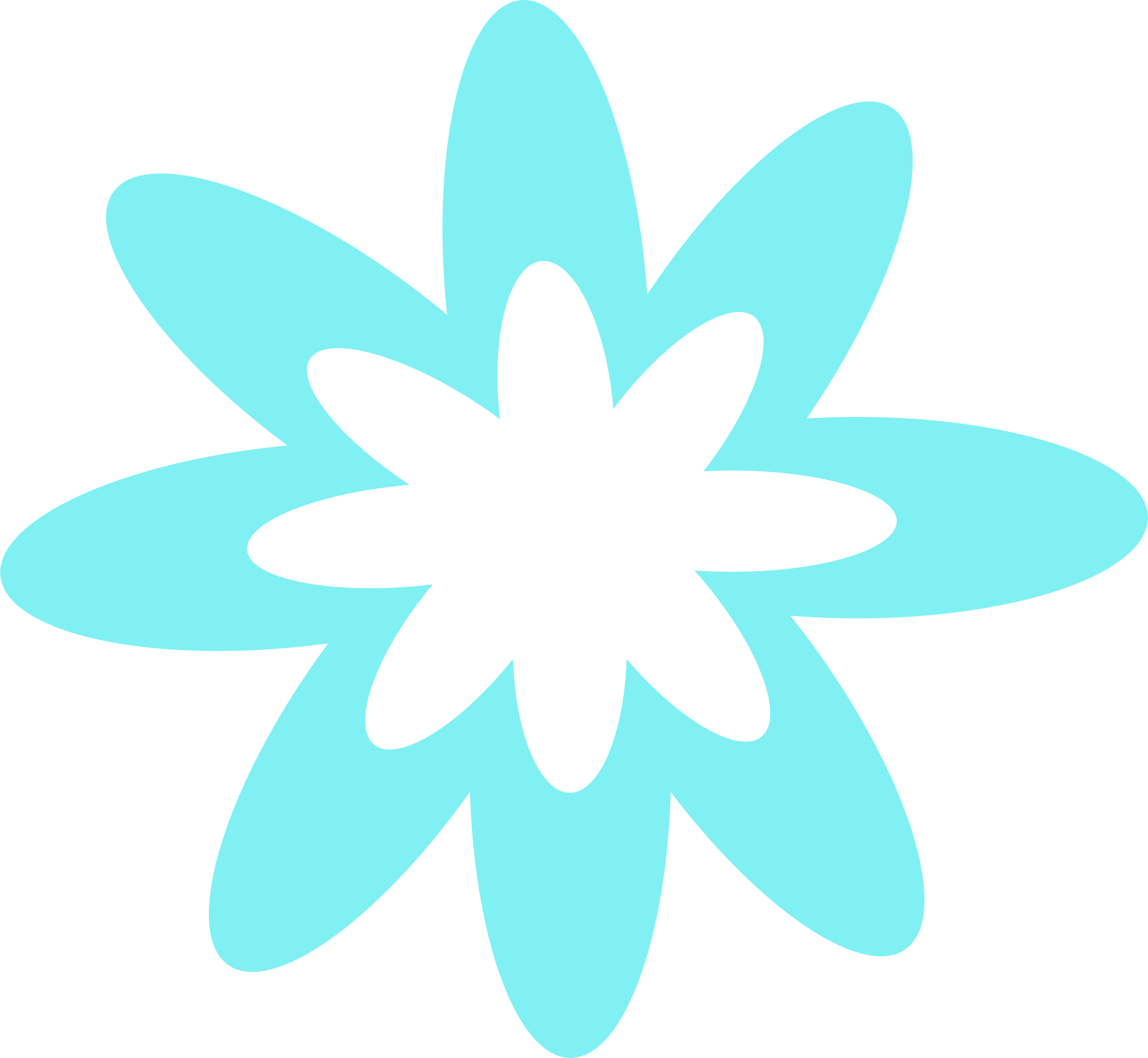 Teal Clipart Flower Burst - Clip Art (2292x2112)