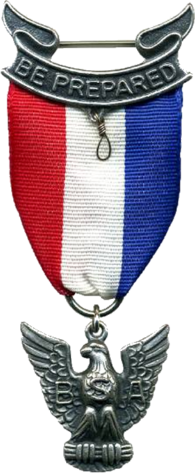 Eagle Scout Emblem Clip Art - Bsa Eagle Scout Medal (280x679)