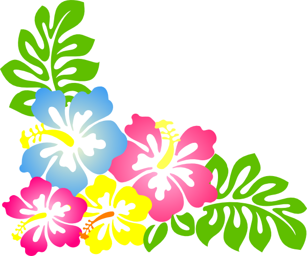 Hawaii Blume Clipart - Hibiscus Clip Art (600x500)