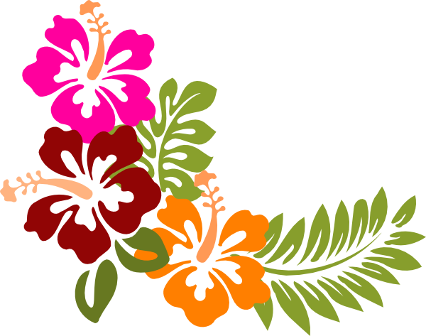 Image Result For Hibiscus Clipart Appliqu Flowers Hawaiian - Hibiscus Clipart (600x473)