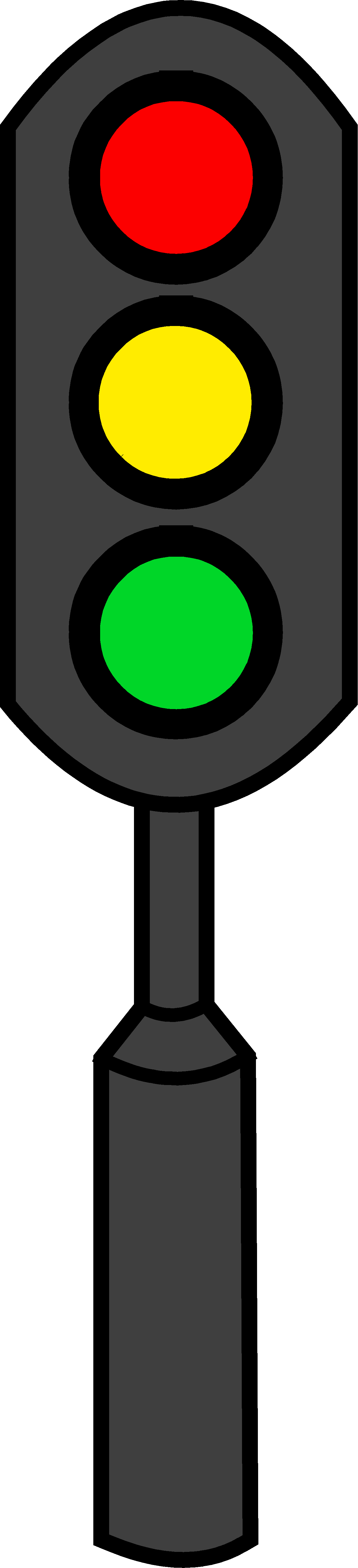 Stop Light Cartoon - Traffic Light Clip Art Png (1312x5743)