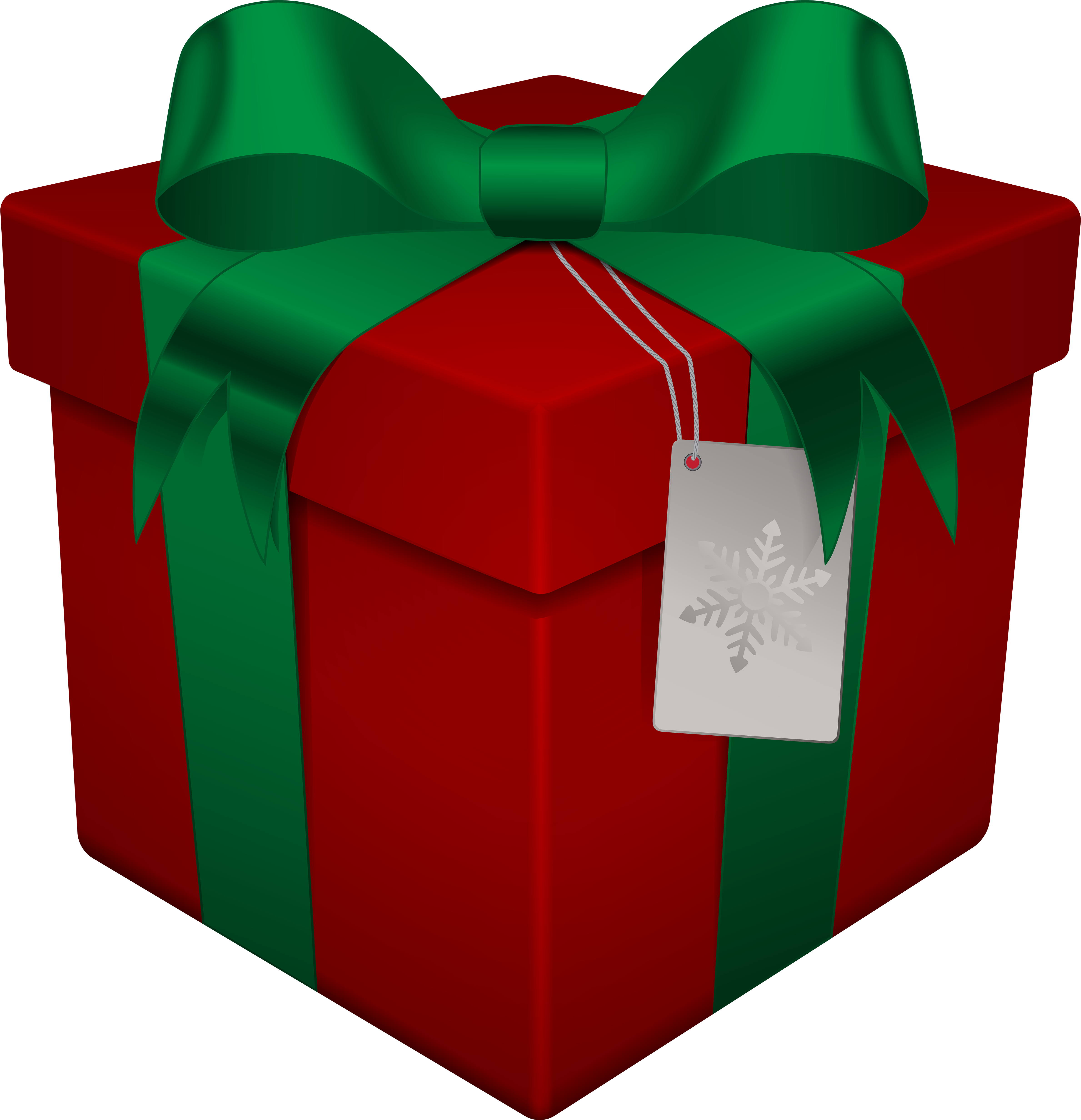 Christmas Gift Box Red Transparent Png Clip Art - Clip Art (4826x5000)
