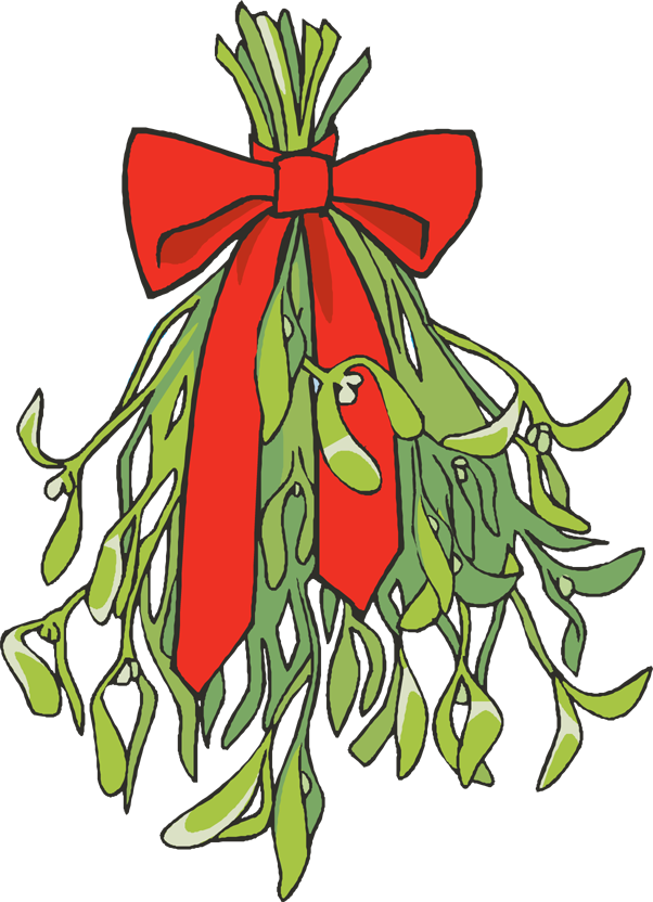 Mistletoe Clipart Free Download Clipartfest - Clip Art (602x832)