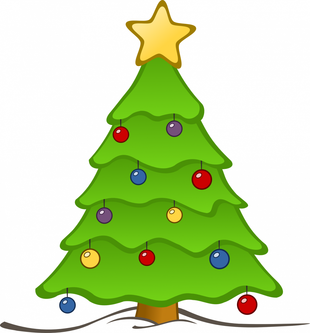 Christmas ~ Gieeklo5t Phenomenalristmas Clip Art Free - Arbol De Navidad Png (1175x1260)
