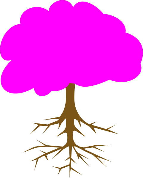 Pink Tree Svg Clip Arts 480 X 600 Px - Tree Clip Art (480x600)