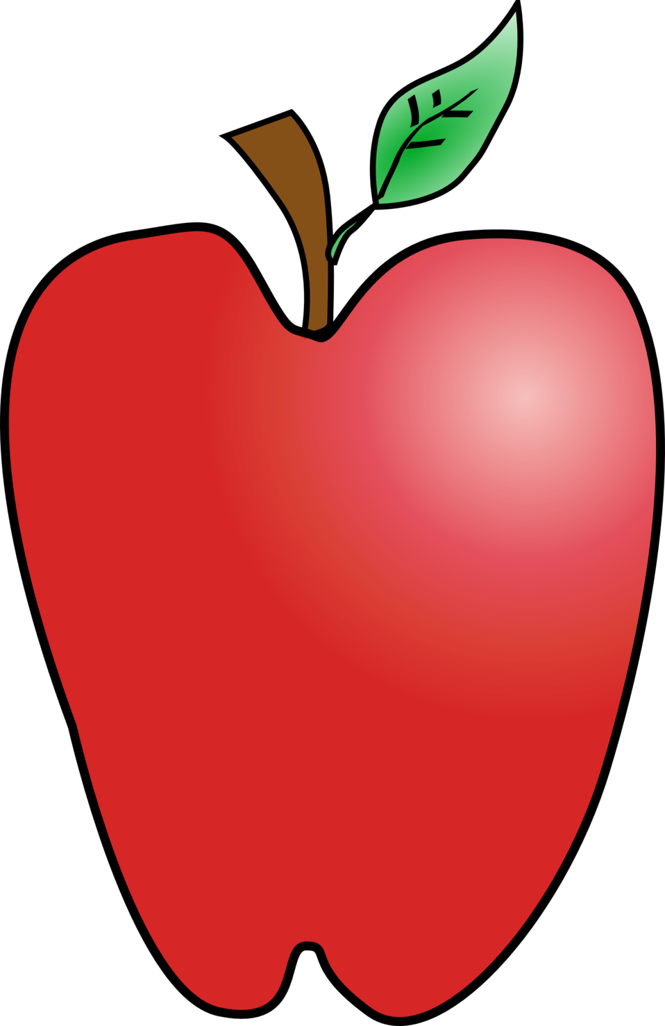 Cartoon Apple (1556x2400)