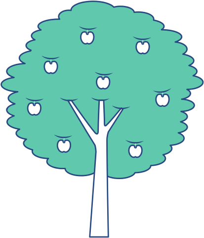 Fruit Apple Tree Agriculture Nature Botanical - Illustration (550x550)