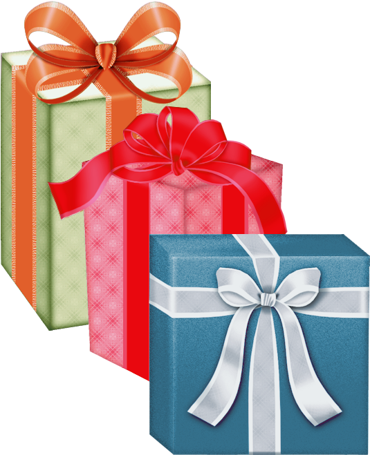 Presents Boxes Png Clipart - Gifts Clip Art Png (566x696)