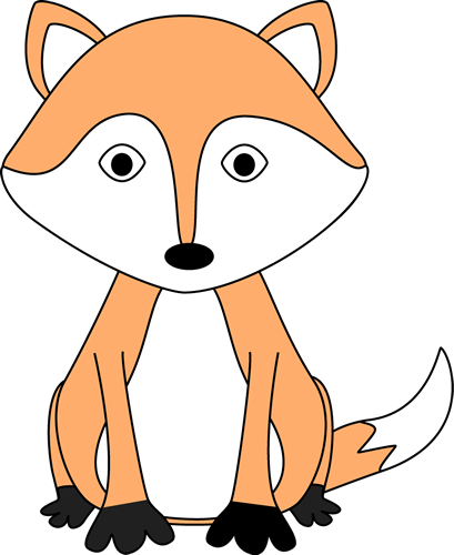 Red Fox Clip Art - Clip Art (409x500)