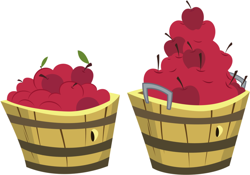 Apple Buckets By Zutheskunk - Bucket Of Apples Transparent Background (900x640)
