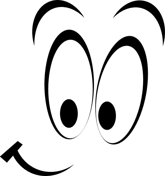 Everything Me Clip Art - Cartoon Eyes Clip Art (558x594)