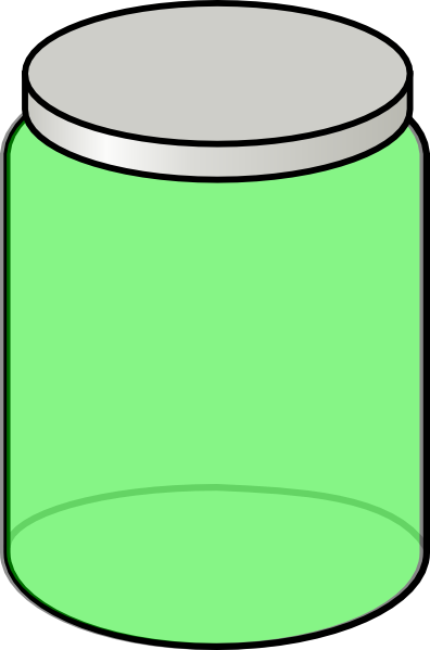 Royalty Free Clip Art Antique - Clip Art Green Jar (396x599)