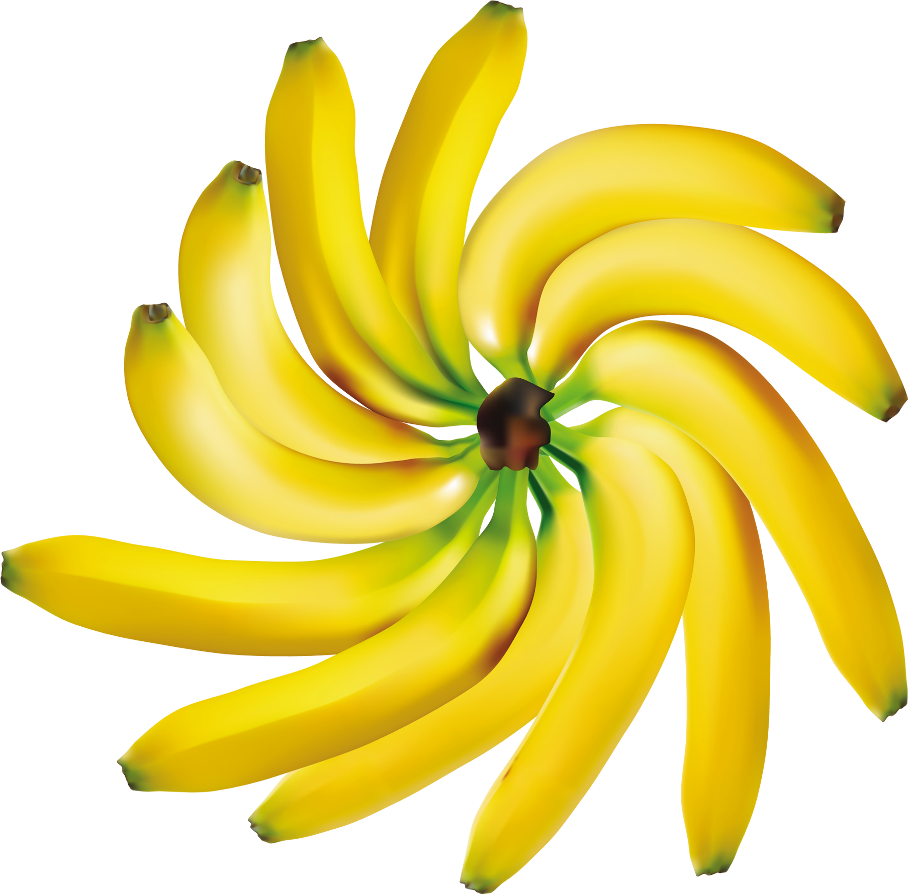 Bananas Decoration Png Clipart - Güzel Muz (1899x1880)