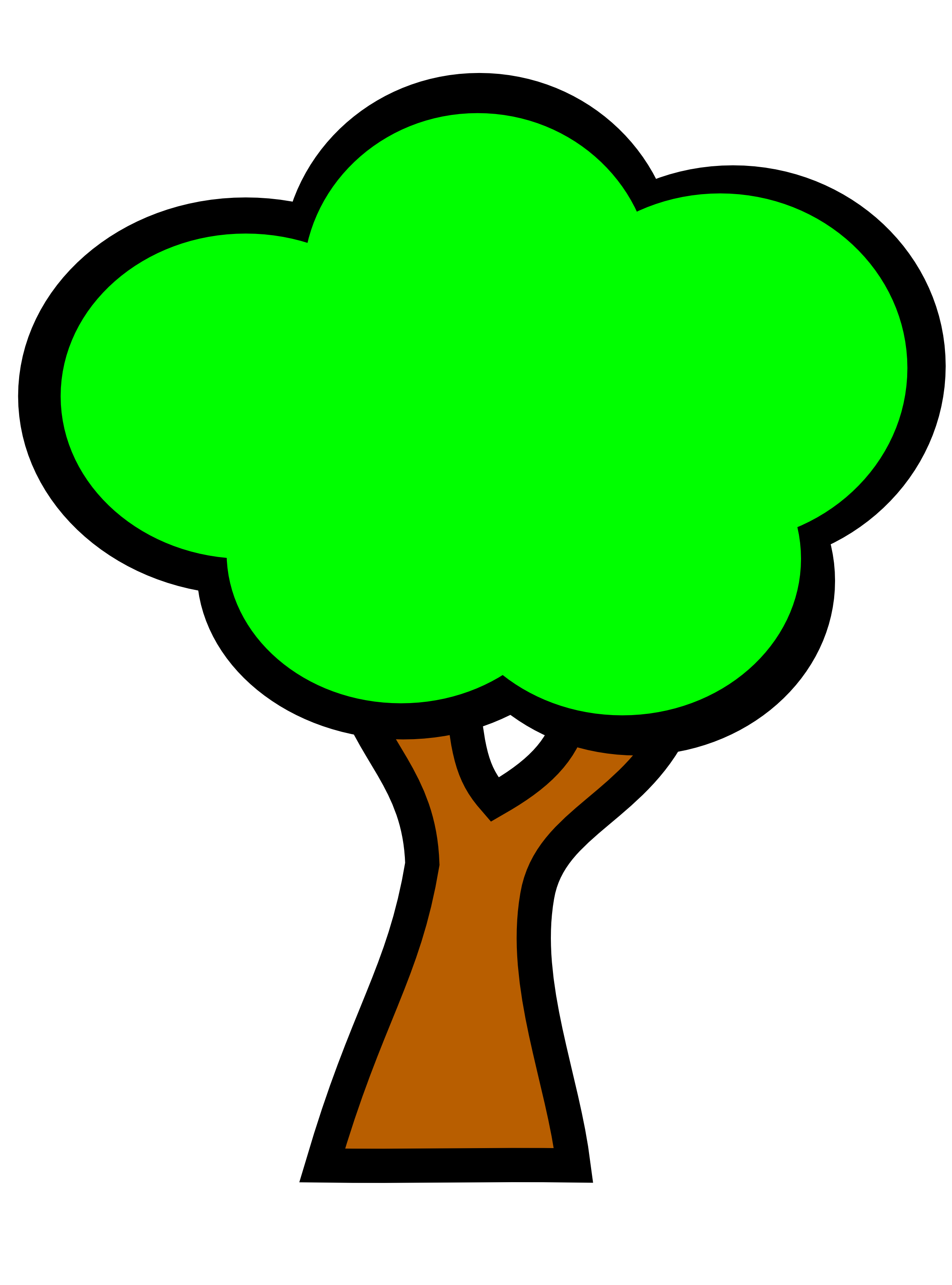 Apple Tree Clipart - Tree With Fruits (2480x3508)