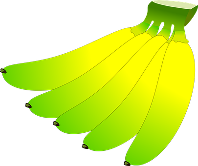 Banana, Fruit, Fresh, Organic, Green - Banana (405x340)