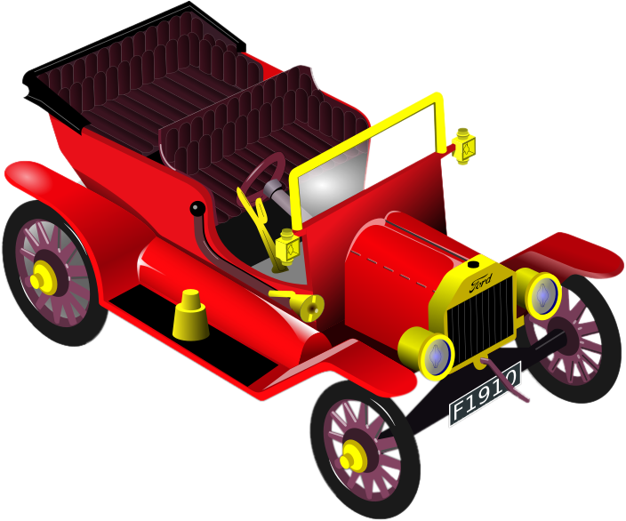 Free To Use Amp Public Domain Vintage Car Clip Art - Free Commercial Use Public Domain Png Cars (741x597)